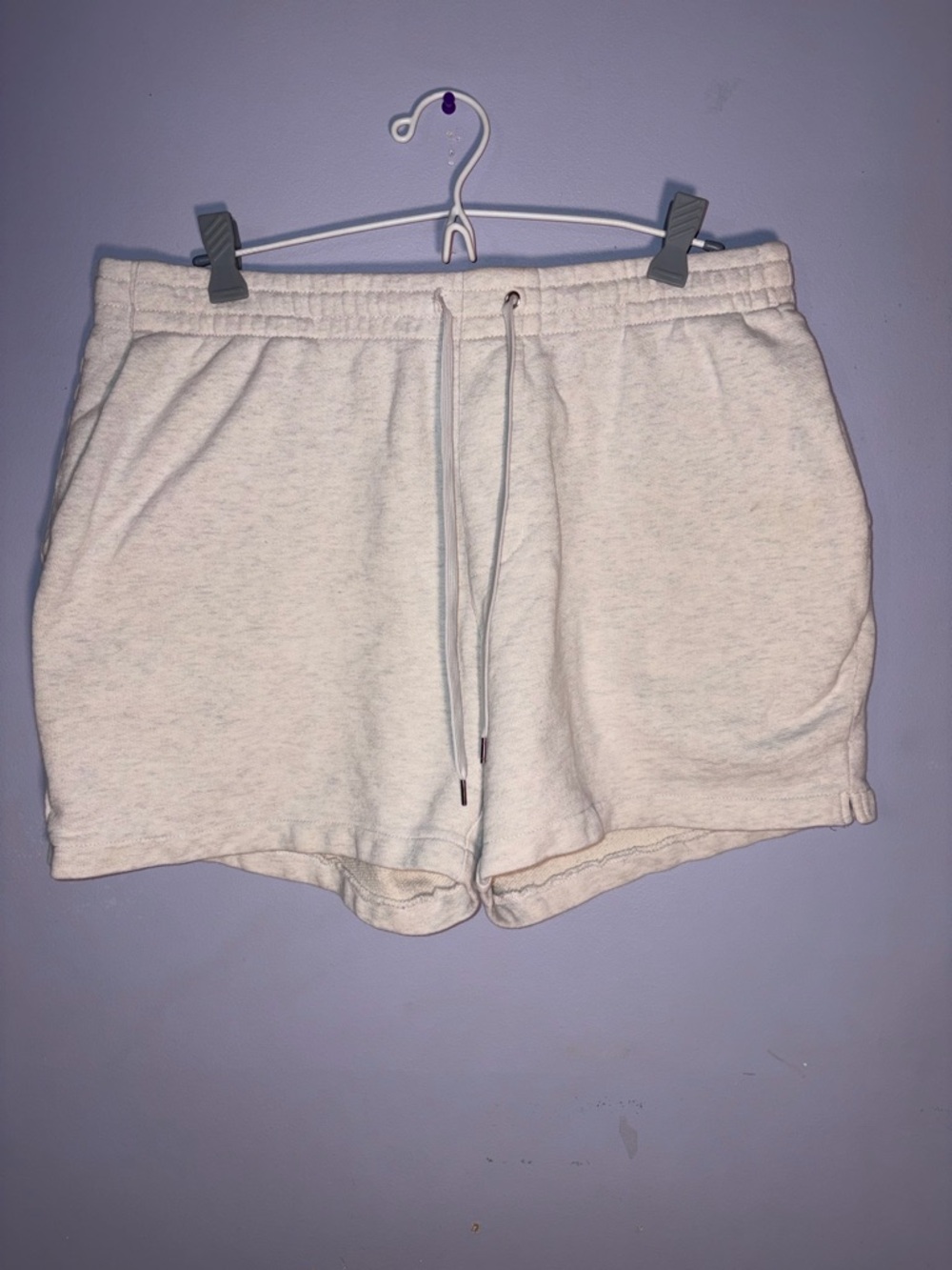 PacSun Men’s White Drawstring Shorts